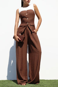 Chocolate Vest Set