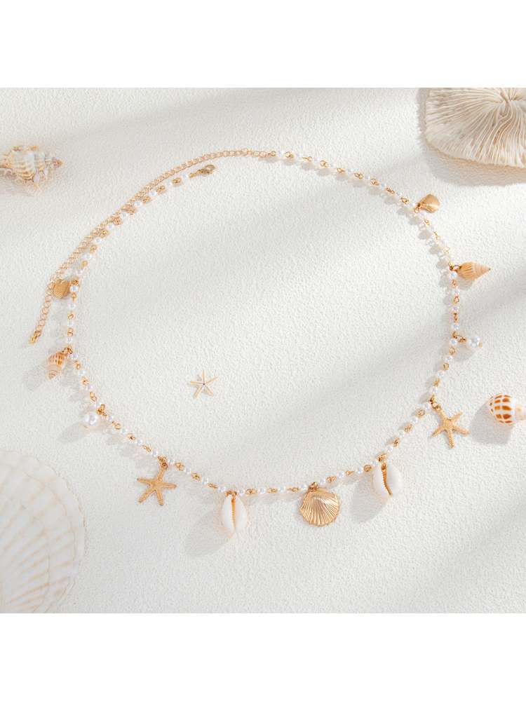Shell Beaded Waist Chain