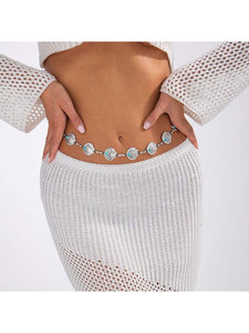 Silver Seashell Belt/Belly Chain