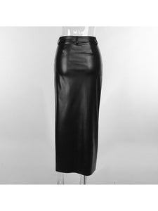 You Pleather Skirt