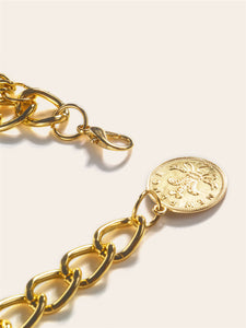 Gold Coin Layer Belt