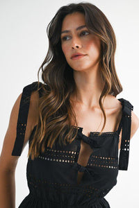 Eyelet Romper