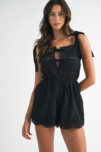 Eyelet Romper