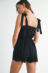 Eyelet Romper