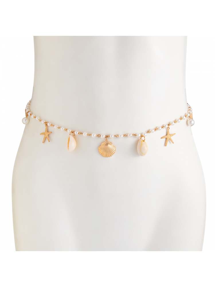 Shell Beaded Waist Chain