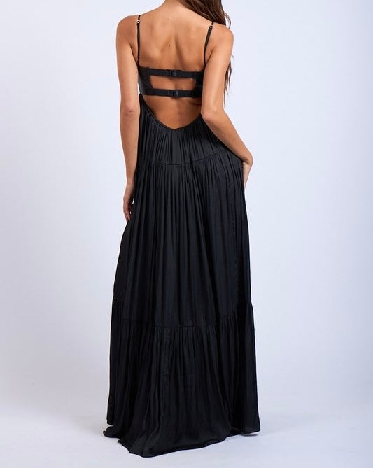 Pleather Top Maxi