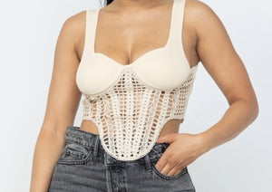 Crochet Corset Top