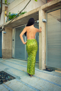 Jade Sequins Skirt