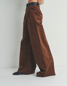 Brown Waistband Pants
