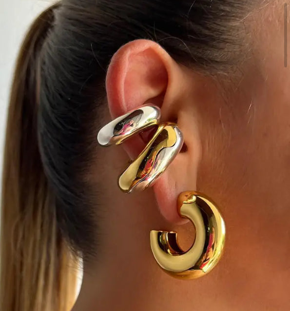 Chunky Gold Earring