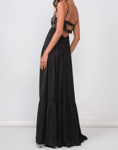 Satin Maxi Dress