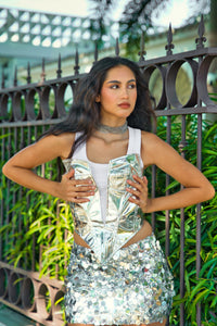 Metallic Corset