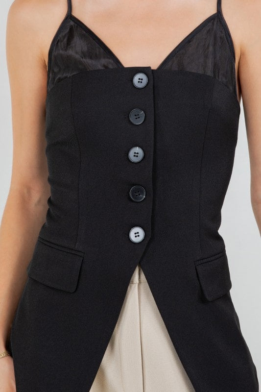 Button Down Vest