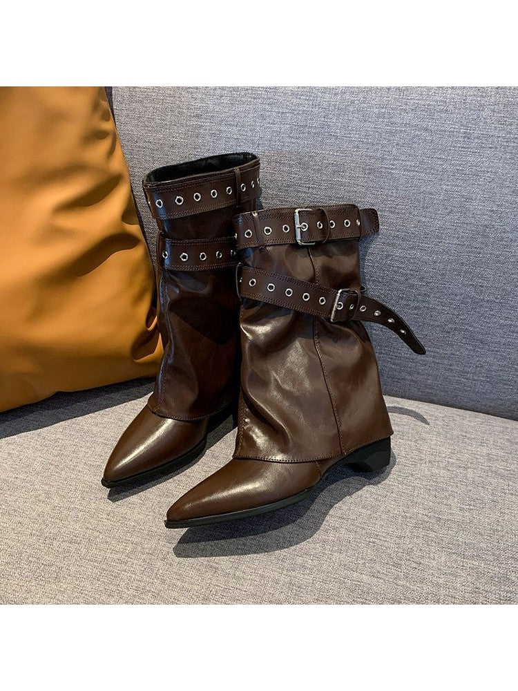 Double Belt Booties (PRE ORDER)