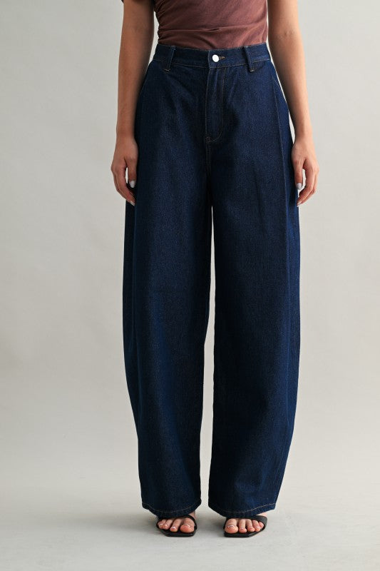 Pleated Barrel Pants (PRE ORDER)