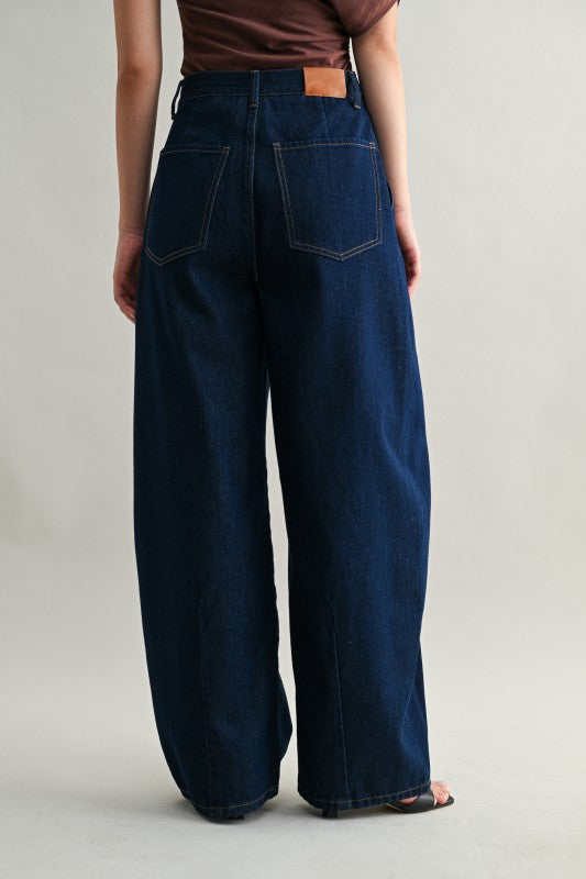 Pleated Barrel Pants (PRE ORDER)