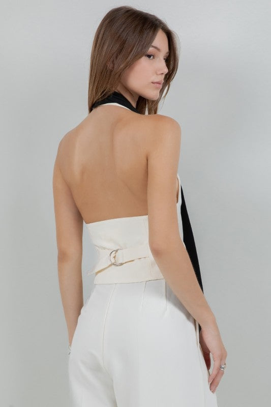 Double Vest Blouse (PRE ORDER)