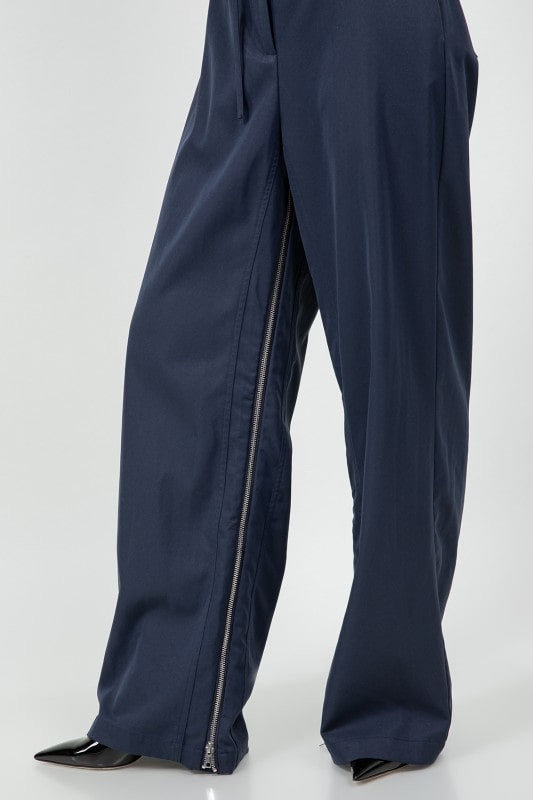Zip Drawstring Trousers (PRE ORDER)