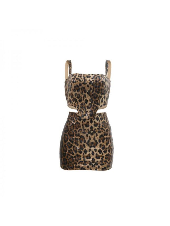 Leopard Sequins Set