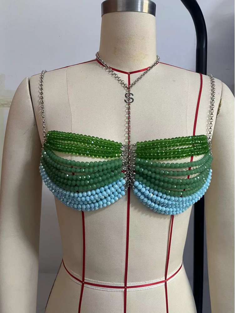 Ocean Beaded Top