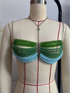 Ocean Beaded Top