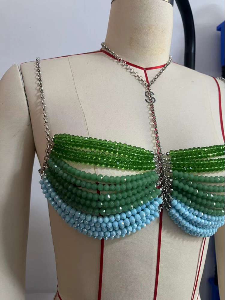 Ocean Beaded Top