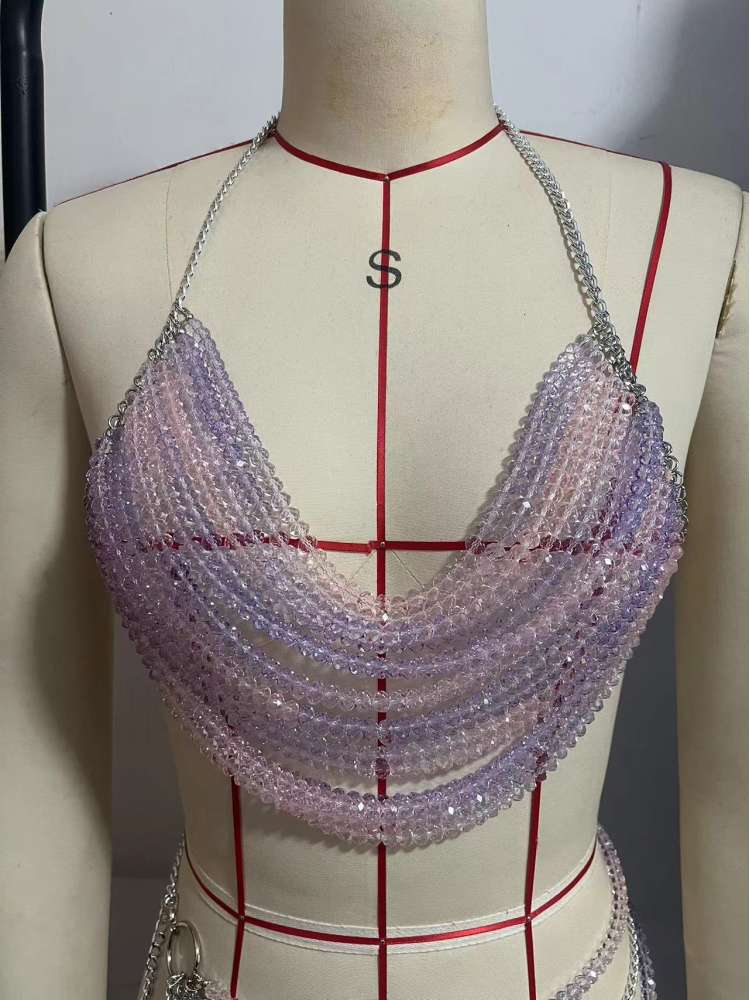 Purple Ombre Crystal Top