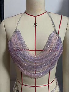 Purple Ombre Crystal Top