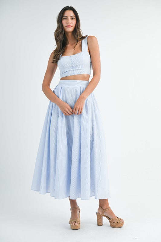 Baby Blue Striped Set (PRE ORDER)