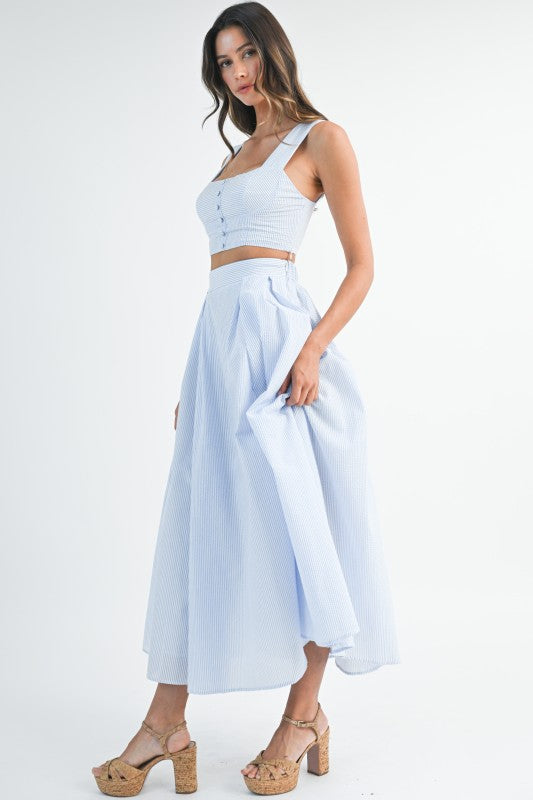 Baby Blue Striped Set (PRE ORDER)