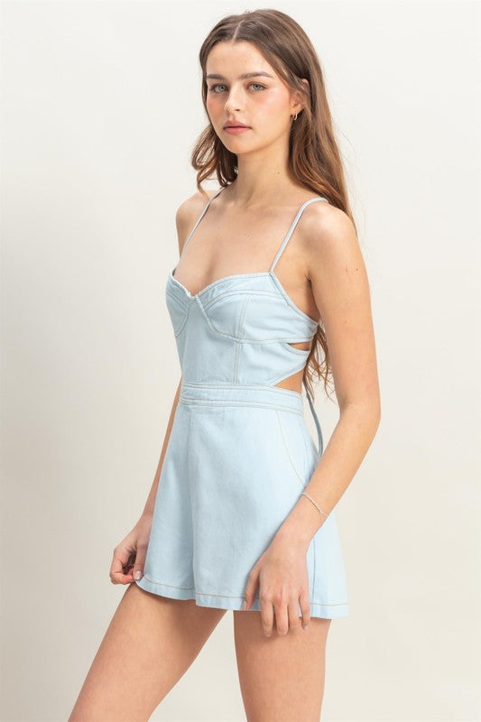 Backless Adjustable Romper