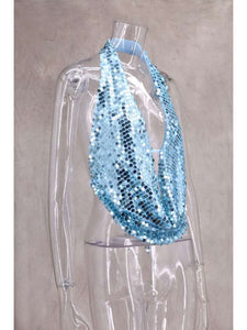 Sequins Cowl Tops
