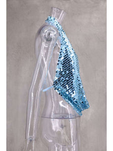 Sequins Cowl Tops
