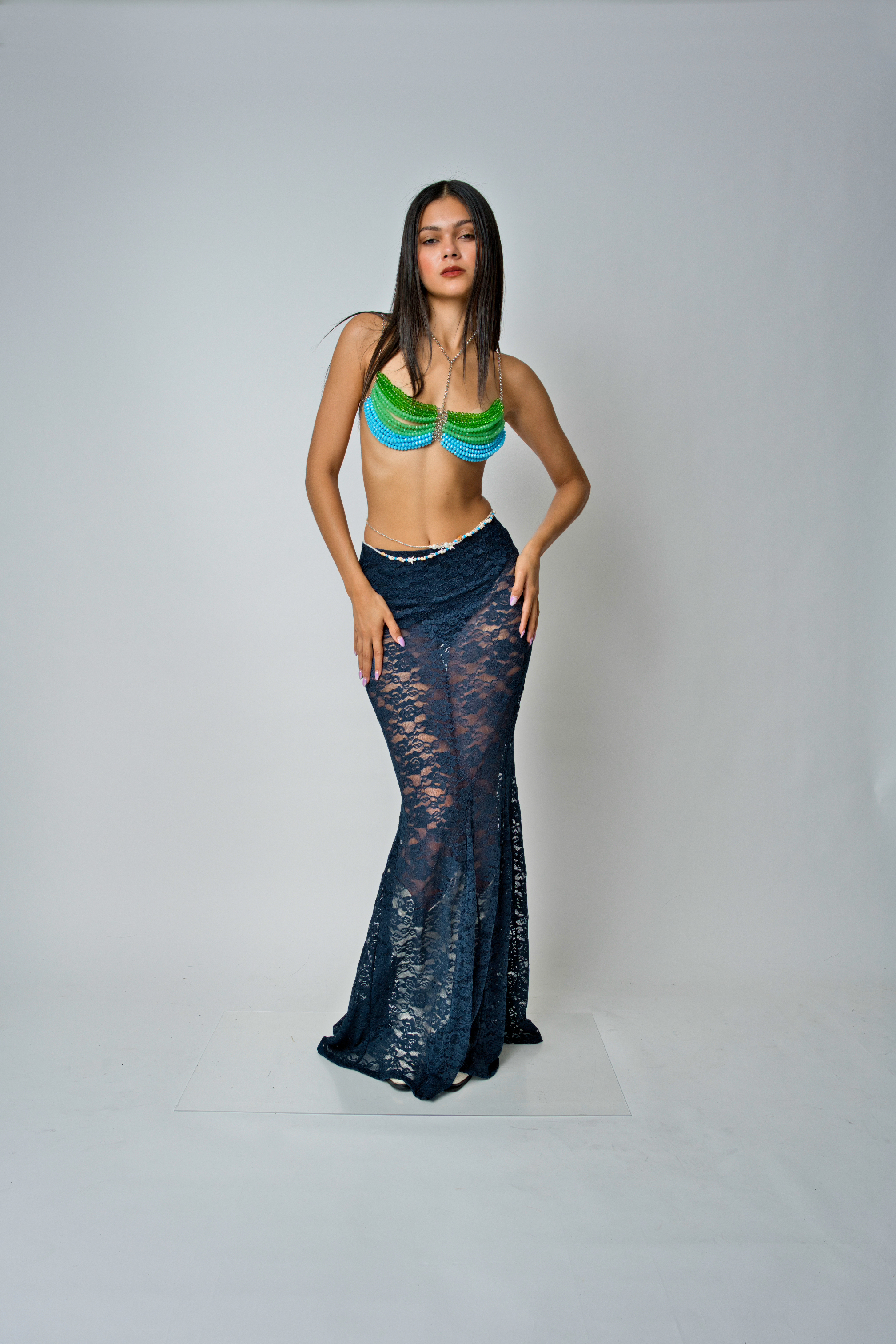 Ocean Beaded Top