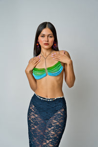 Ocean Beaded Top