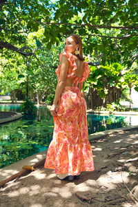 Orange Garden Maxi