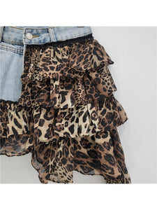 Leopard Ruffle Skort (PRE ORDER)