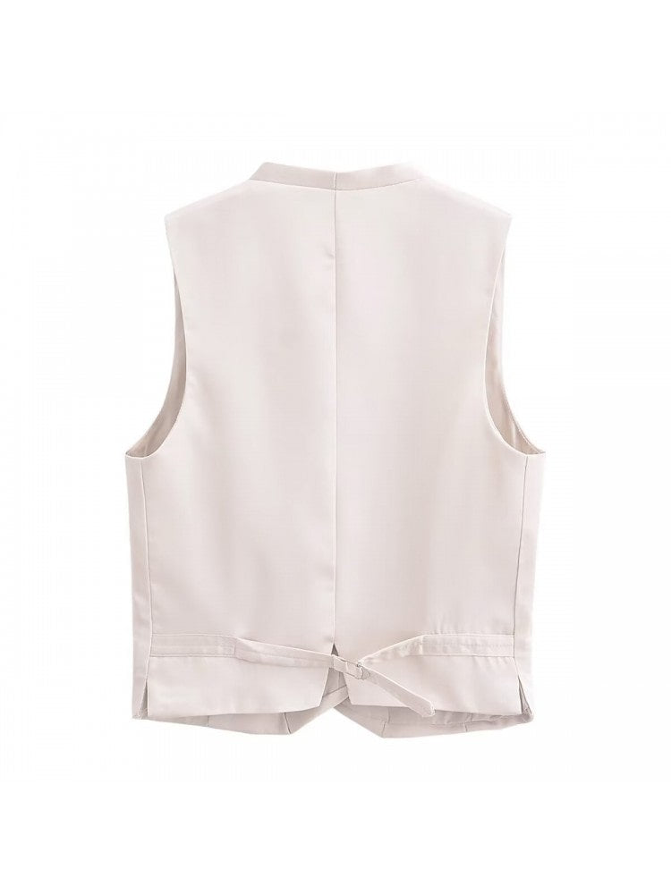 Cream Vest