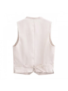 Cream Vest