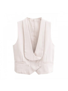 Cream Vest