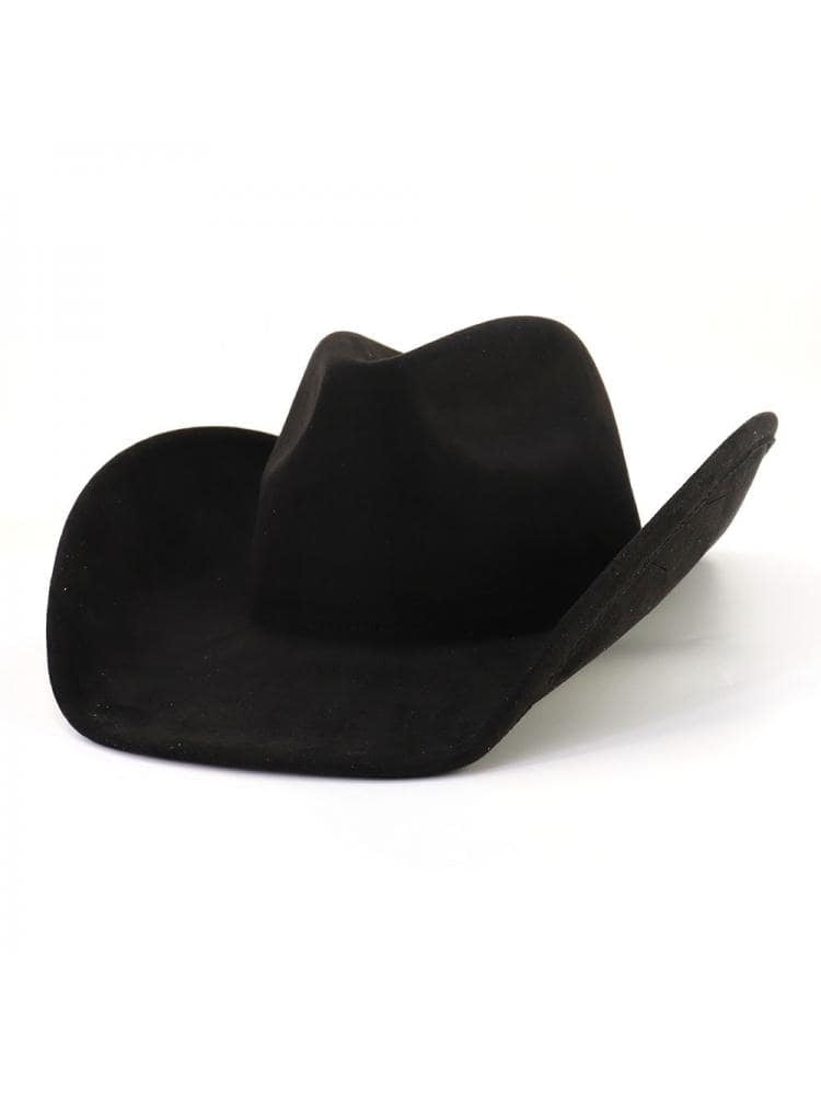 Suede Cowbae Hat BLACK