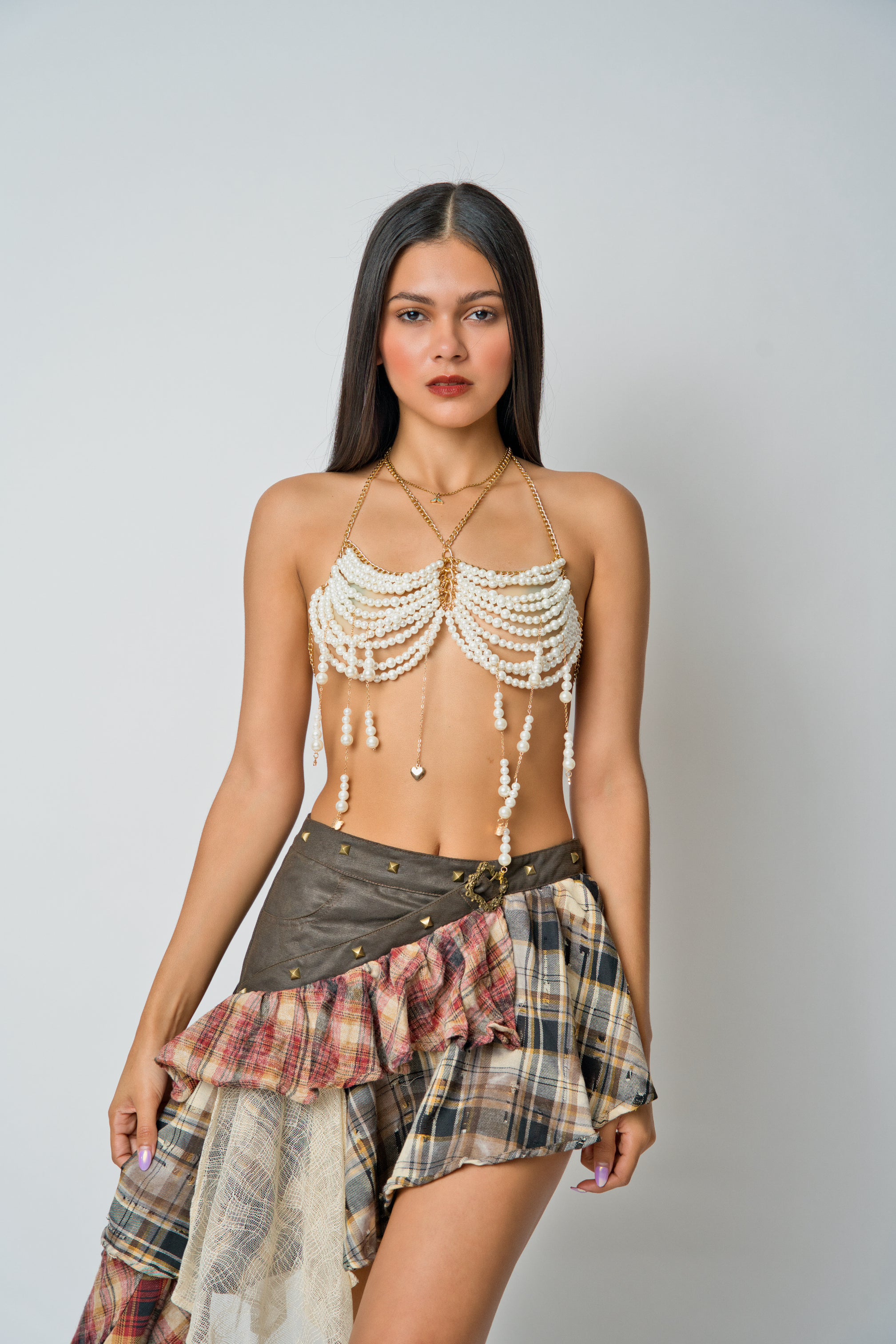 Pearl Beaded Top