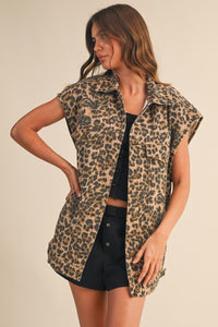 Leopard Vest (PRE ORDER)