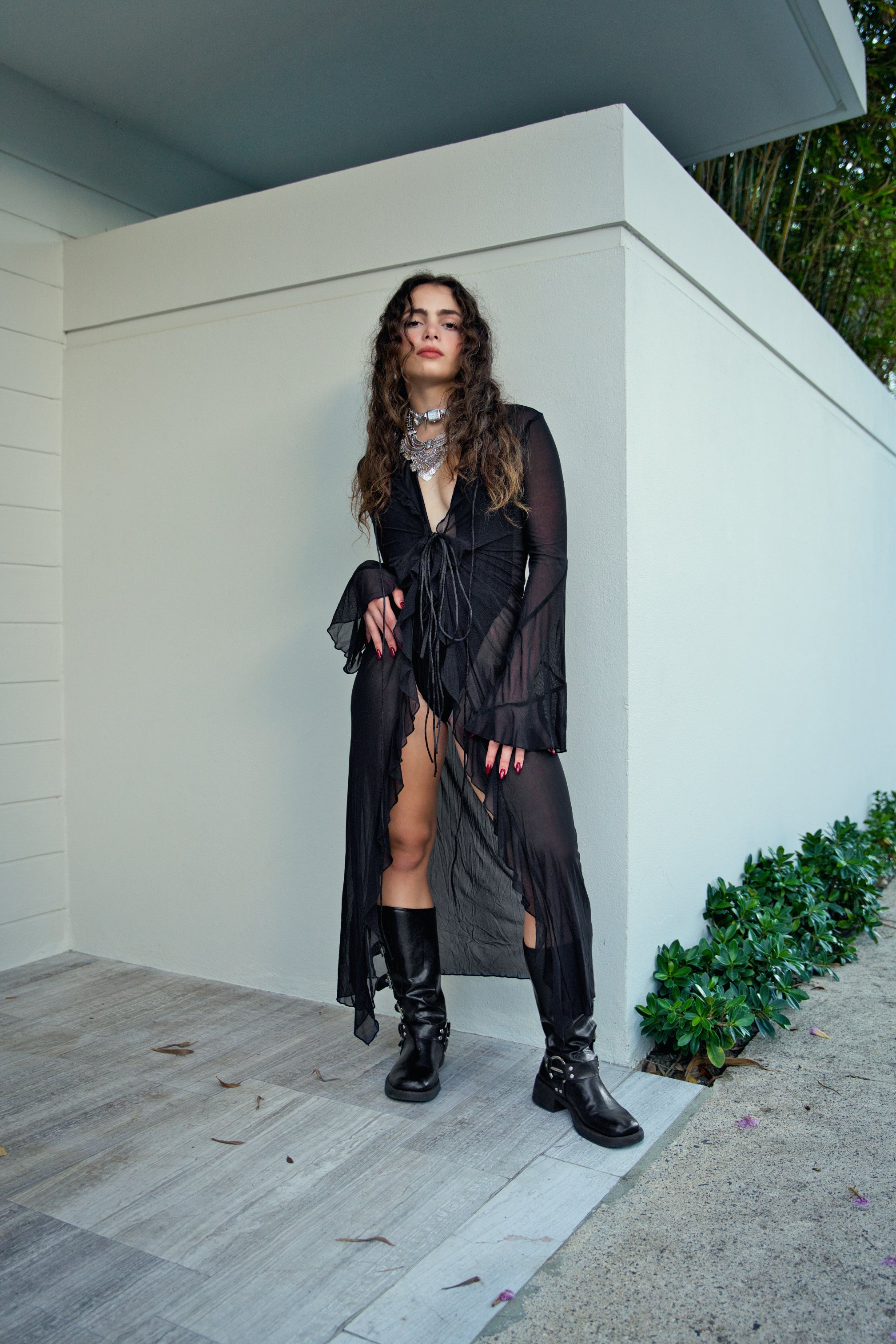 Maxi Mesh Top