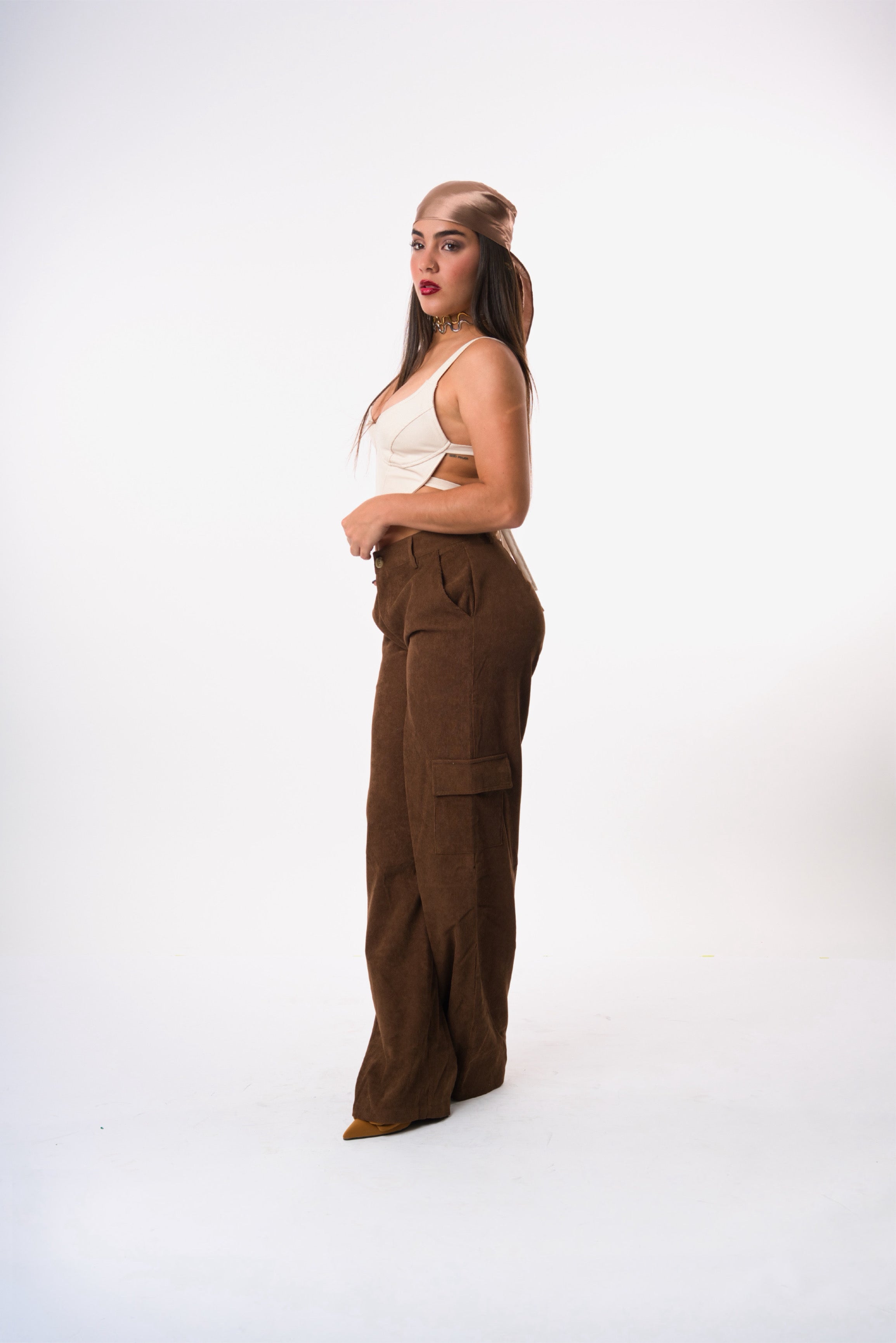 Marron Cargo Pants