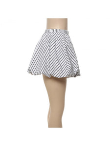 Striped Bubble Skirt