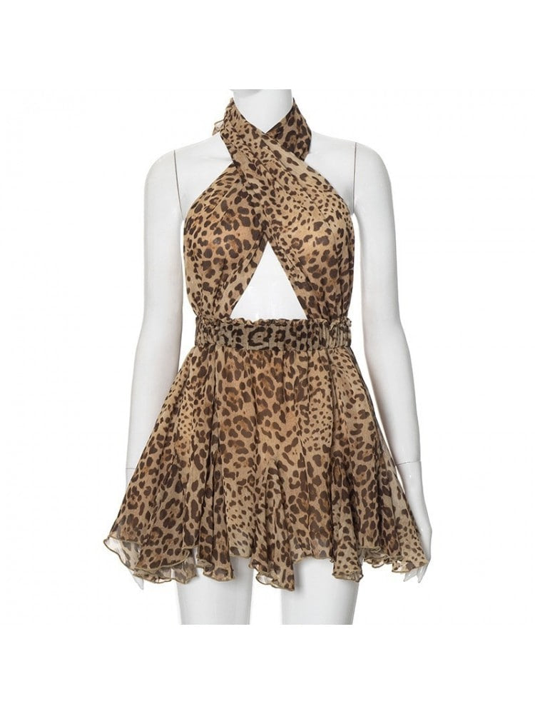 Leopard Mini Dress