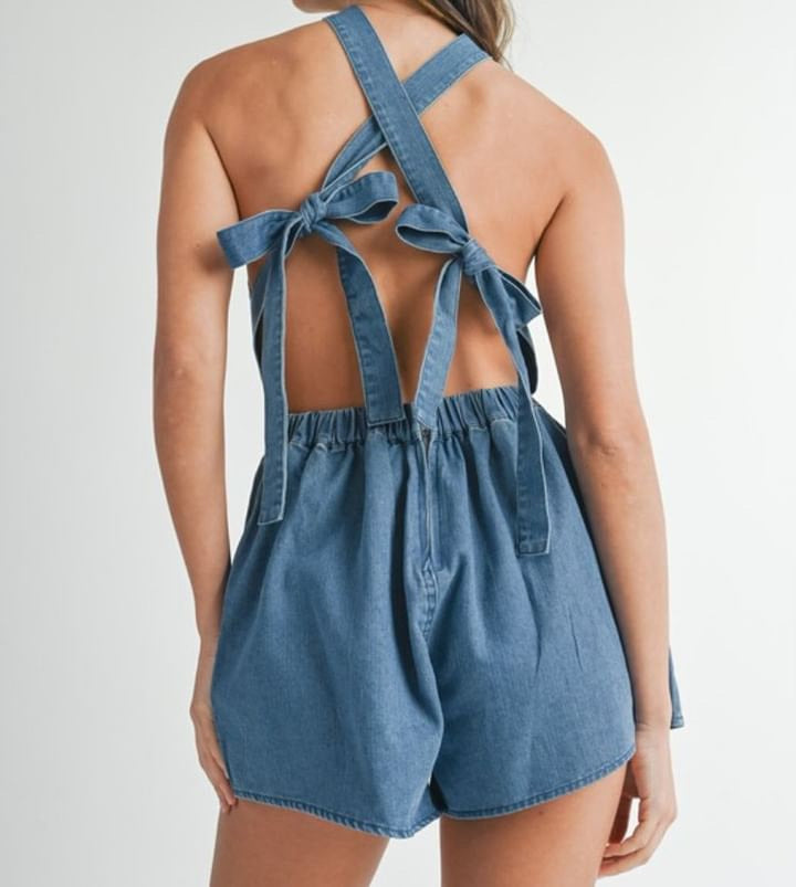 Bow tie Romper