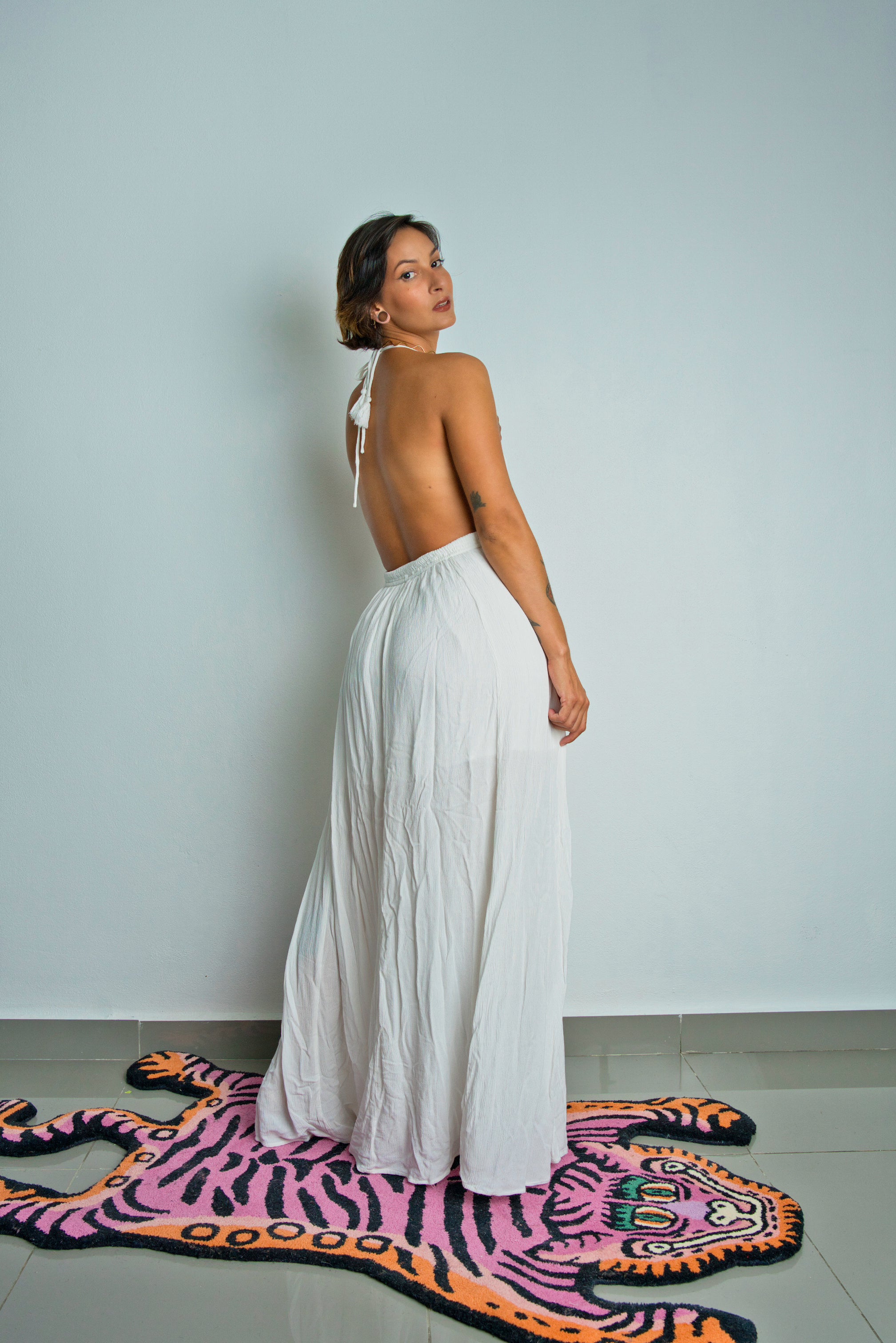 Linen Maxi Dress