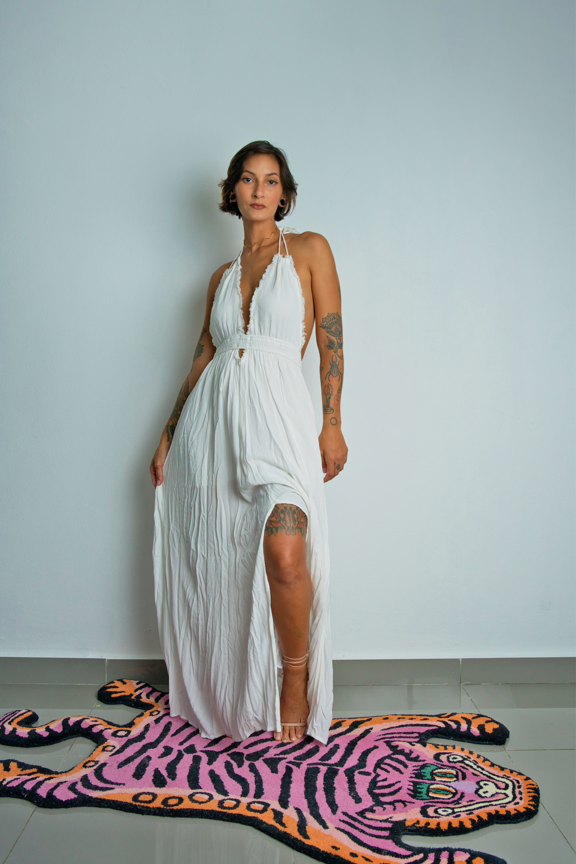 Linen Maxi Dress